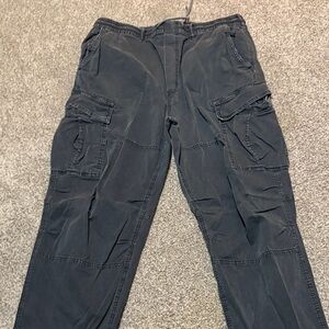 American Eagle Outfitters Black Cargo Pants